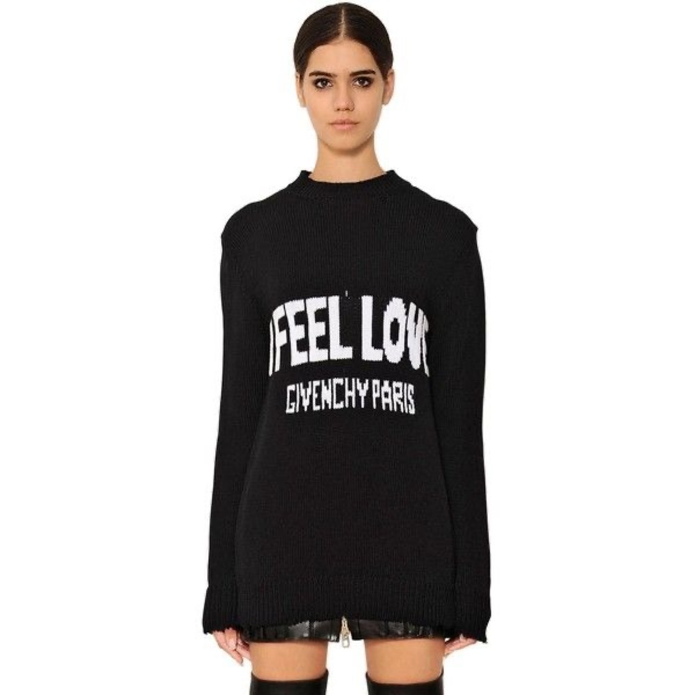 Givenchy I Feel Love Graphic Sweater